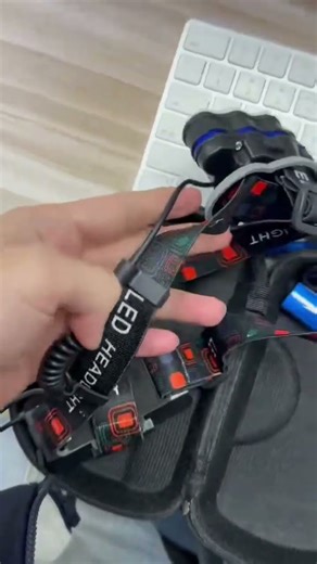 KC08 8-LED Headlight Torch Light COB USB Rechargeable Adjustable Work Light Led Headlamp Flashlight