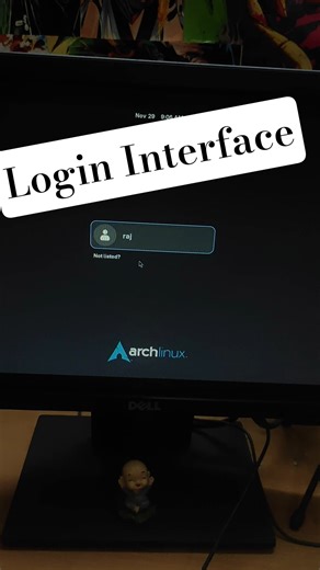 ArchLinux Login Interface 🔥| Linux Tips Day -063| #techreels #reel #short #Linux #Linuxtips #ubuntu