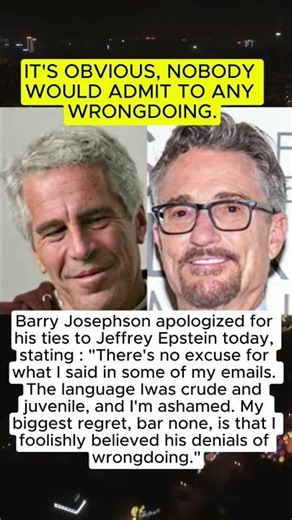 IT'S OBVIOUS, NOBODY WOULD ADMIT TO ANY WRONGDOING.