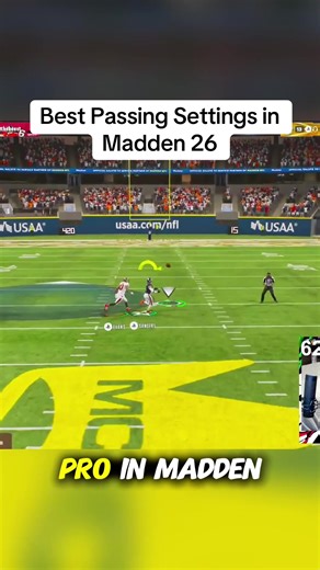 The Best Passing Settings in Madden 26! #madden #madden26 #maddenclips #collegefootball26 #maddentips