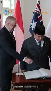 Pertemuan Prabowo dan PM Albanese di Kirribilli House, Sydney
