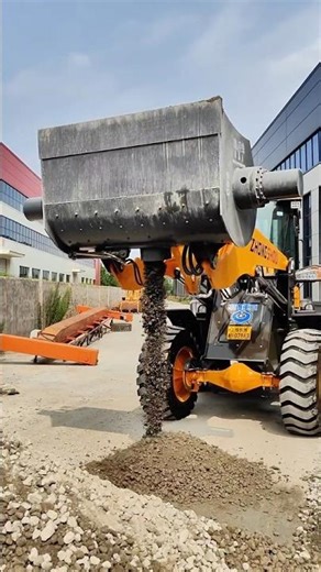 Is It Worth Modifying a 30-Ton Loader Into a Mixer Bucket?|Loader Mixer Conversion#earthopstv #viral