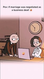 If marriage was negotiated as a business deal! 🤣 - #marriage #bussiness #negotiation #animation #funny #relatable #humor #meme #funnyvideos #memes #comedy #joke #animations | Rin Coding