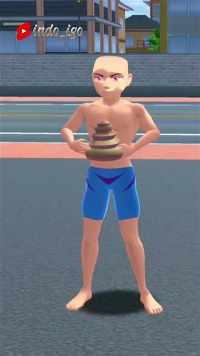 Hifunnie funny video of Baldy and mother #sakura #sakuraschoolsimulator