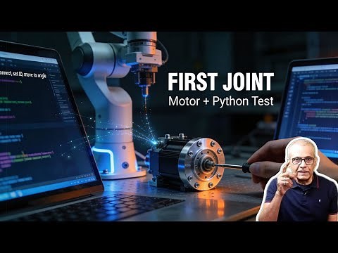 Ep-05 | LeRobot SO-101 Arm | Motor Unboxing, Joint-1 Assembly & Python Motor Test (Step-by-Step)