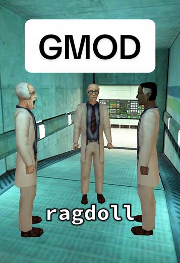 The scientists discuss their Gmod experiments. #hl3 #gmod #valve | gmod