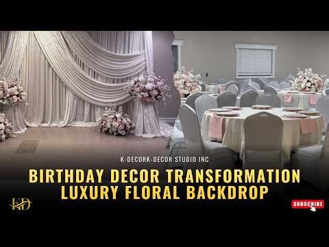 How to Decorate for an 85th Birthday | Elegant Luxury Setup Ideas