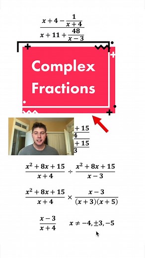 Simplifying Complex Fractions Explained | Andy Math