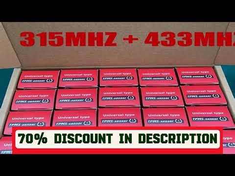 A must-have product! Programable TPMS Sensors 2 in 1 433MHz+315MHz Support Programing with TS501 T