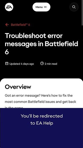How to find and troubleshoot EA error codes