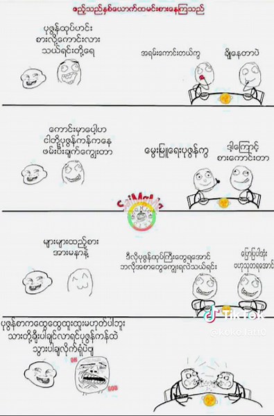 Cartoon Characters' Conversation: Humor in Expressions