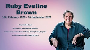 In Loving Memory Of Ruby Eveline Brown | Partridge Bros. Singleton