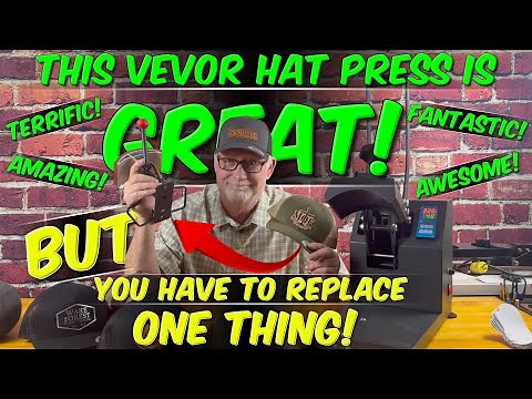 How To Press Perfect Hats With A The Vevor Hat Press Hack! It’s AMAZING!
