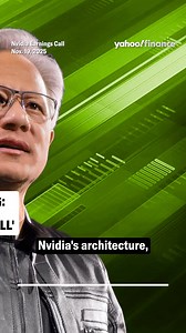 28K views · 332 reactions | Jensen Huang: AI models? "We run them all."  | Yahoo Finance | Facebook