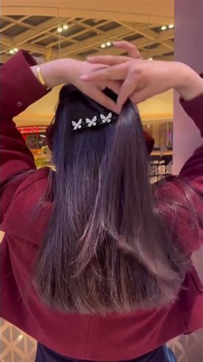 Beautiful Butterfly Hair Clip Hairstyle Tutorial | Easy & Elegant Look