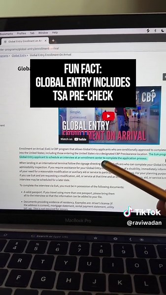 Global Entry on Arrival - Avoid the 4-6 month Global Entry application processing time. #globalentry #globalentrytips #globalentrytips #globalentryinterview #tsaprecheck #tsaprecheckvsglobalentry