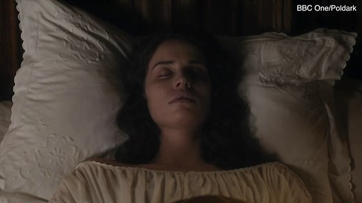 Dramatic moment Poldark's Elizabeth Warleggan dies after childbirth