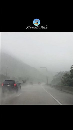 The Most Unreal Rainstorm Drive Ever – Hawaii's H3 Freeway 🌴 Hawaii John