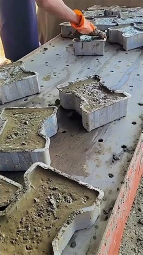 I-Shape Concrete Paver Block Manufacturing Process Step by Step