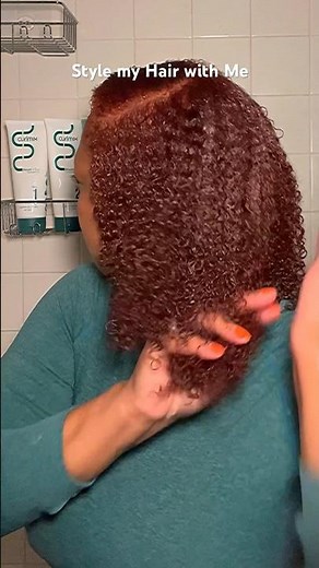 4 Step WASH&GO System from CurlMix #naturalhairtutorial #coloredhair #hairproductreview