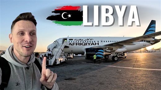 Flying Gaddafi’s Airline to Libya 🇱🇾✈️ (2023 review) | Josh Cahill