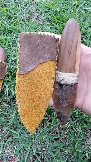 facas Primitivas de Pedra Lascada