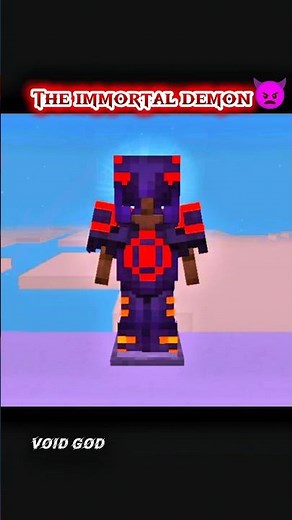 THE IMMORTAL DEMON" Armor Trim in Minecraft! (OP Netherite Combo) 😈