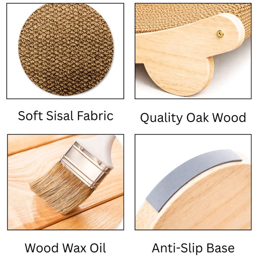 Modern Cat Scratching Pad and Cat Bed | Large Cat Scratcher for Indoor and Outdoor, Wooden Cat Furniture for Small and Large Cats - Etsy