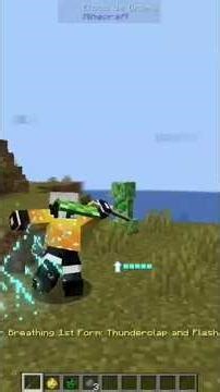 A Katana do Zenitsu é muito apelona nesse Modpack de Kimetsu no Yaiba