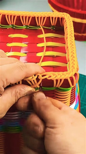 Creative Plastic Thread Handicraft Making | DIY Craft for Beginners #handicraft #handmadecraft