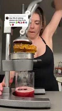 Replying to @Nina Mini let’s squeezing frozen apples, grapes, cherries, strawberries, blueberries