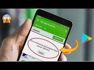 Fix Play Store Error retrieving information from server DF-DFERH-01