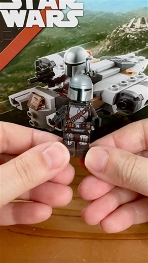 The Mandalorian Star Wars LEGO minifigure #75321 #lego #themandalorian #disneyplus #babyyoda #sw1166