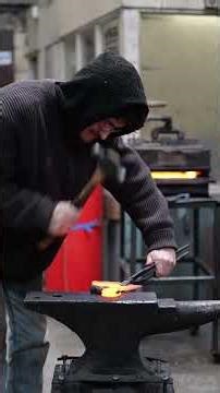 Pure forging - Super Slicy carving axe heads #wood #woodworking #forging #blacksmith #metalwork
