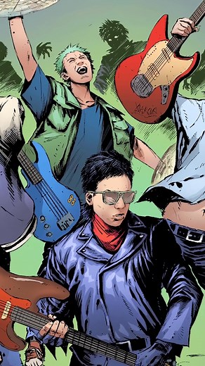 50 reactions | What if the Eraserheads fought zombies? “Combo on the Run” — the new comic book inspired by the iconic Filipino band and new film— is finally here. ✍ Made by Filipino creatives 易 Limited run.  Available now at https://kidhero.es/eraserheads | Kid Heroes Productions | Facebook