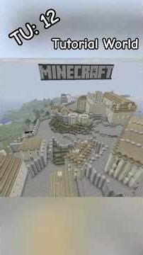 Minecraft Console Edition: TU: 12 Tutorial World #nostalgic #ps3