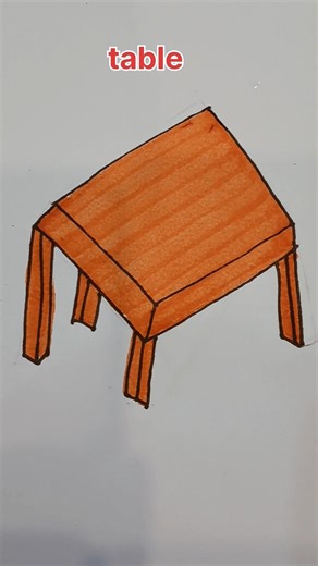 How to draw easy table drawing #drawing #art #viral #shorts#yt
