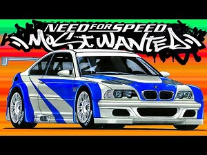 How to draw BMW M3 GTR (most wanted) | Как нарисовать БМВ М3 мост вантед | Car drawing BMW M3 NFS