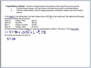 CM Lecture 11 4c2 Unpaid Balance Method