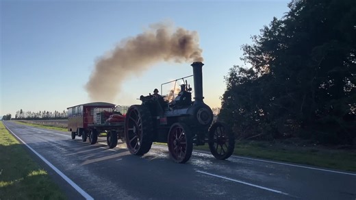 The Beauty, The Burrell, and The Boys @Liam Griffiths Steam @Kaleb’s steam shenanigans! #tractionengine #nz #beauty