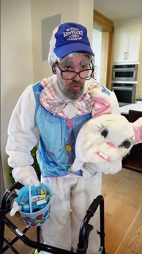 Papaw as the Easter Bunny… BAD IDEA 🤣
