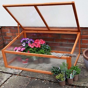 Wooden Cold Frame Mini Green Grow House Garden Plants Vegetables Seeds  | eBay UK