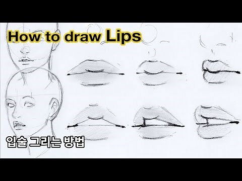 How to draw Lips from various angles / Useful Tips!! / Tutorials