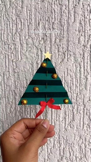 ✨Day 11 of Christmas ADVENT Calendar!🎄Fanfold Paper Christmas Tree