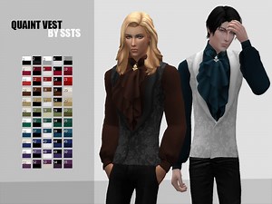 Vintage Victorian / Sims 4 Male Clothing