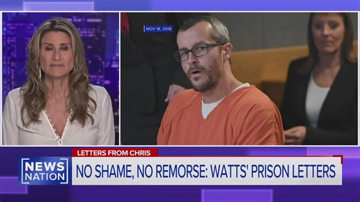 Chris Watts, convicted of strangling his pregnant wife and suffocating his two daughters to death in 2018, is now blaming other women in new letters obtained by the Daily Mail. Steve Helling, senior reporter for the Daily Mail, joins “Banfield” to discuss his report. #ChrisWatts #Prison #Crime | NewsNation