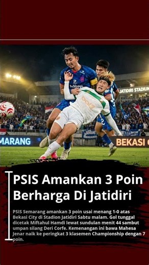 PSIS Amankan 3 Poin Berharga di Jatidiri