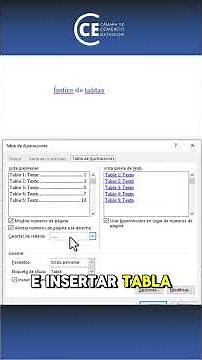 Aprende a crear un índice de tablas en Word📋✅