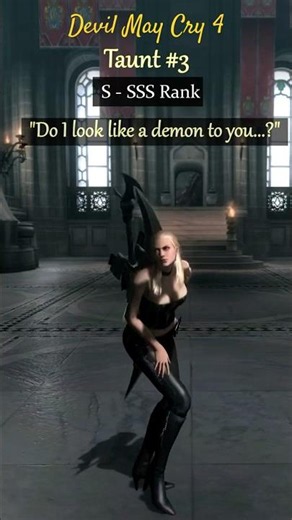 All Trish's Taunts in Devil May Cry 4 #devilmaycry4specialedition #devilmaycry #capcom #gaming