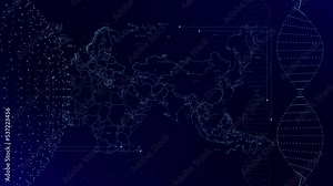 Data analysis Medical statistics on South Korea Country with graphs, charts, analytics in background | South Korea country Revealing world map 4K|60 FPS, data analysis Medical science technological